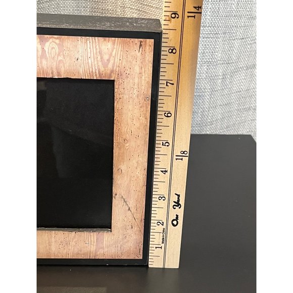 Mickey Mouse Rustic Wood Toned Picture Frame for 4x6 photo - Picture 6 of 10